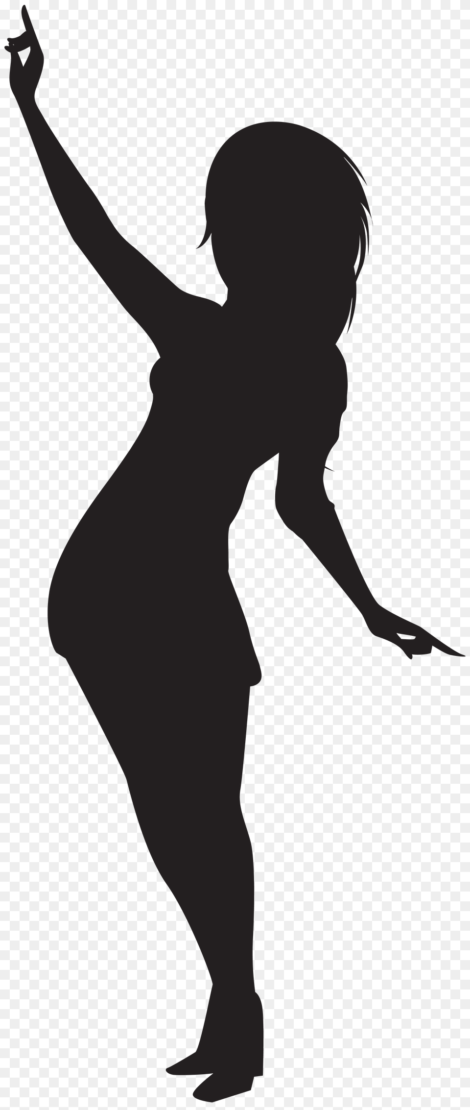 Collection Of Girl Silhouette Clip Art Download Them And Try, Lighting Free Png