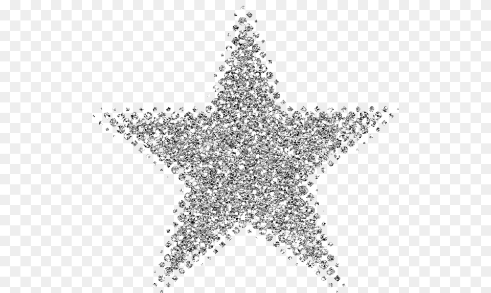 Collection Of Glitter Star High Quality Silver Glitter Star Clipart, Accessories, Diamond, Gemstone, Jewelry Free Transparent Png