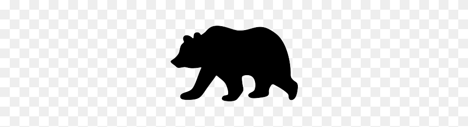 Collection Of Grizzly Bear Head Silhouette Download Them And Try, Stencil, Animal, Mammal, Wildlife Free Transparent Png