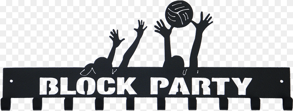 Collection Of High Blocking Volleyball Clip Art, Concert, Crowd, Person, People Free Png Download