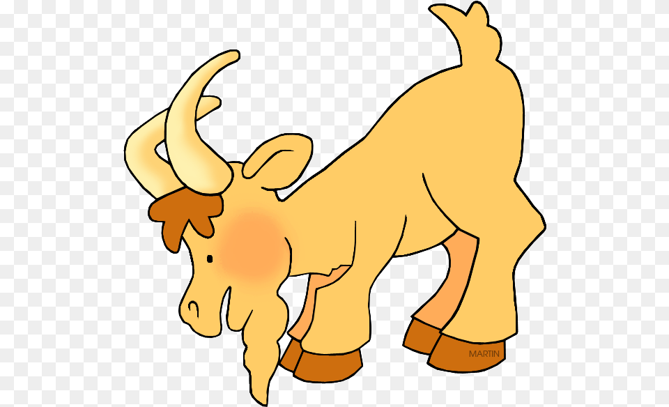 Collection Of High Clipart 3 Billy Goats Gruff, Animal, Bull, Mammal, Livestock Png Image