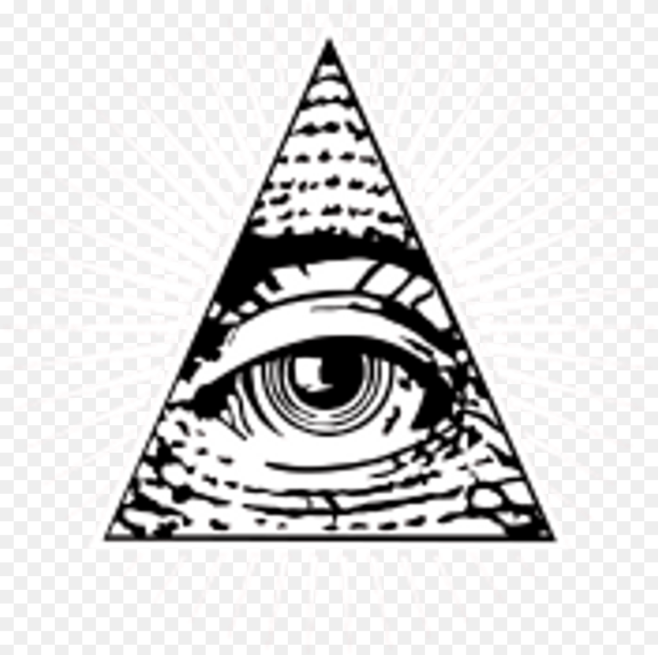 Collection Of Illuminati Drawing Detailed Triangle, Emblem, Symbol, Person Free Png Download