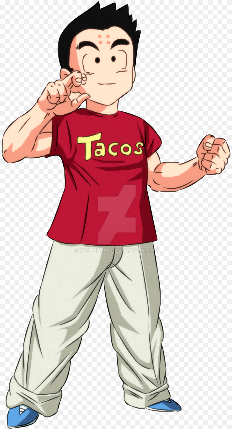 Collection Of Krillin Dragon Ball Drawing Kuririn De Dragon Ball Super, Person, People, Boy, Child Png