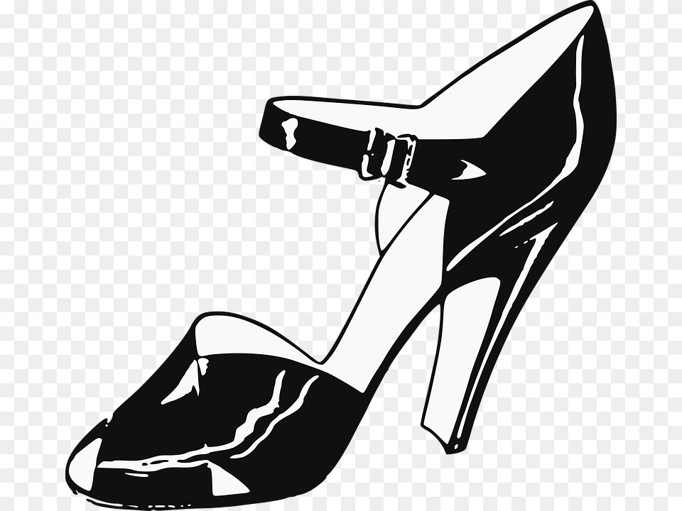 Collection Of Ladies Shoes Amp Chappals Clipart, Clothing, Footwear, High Heel, Shoe Free Transparent Png