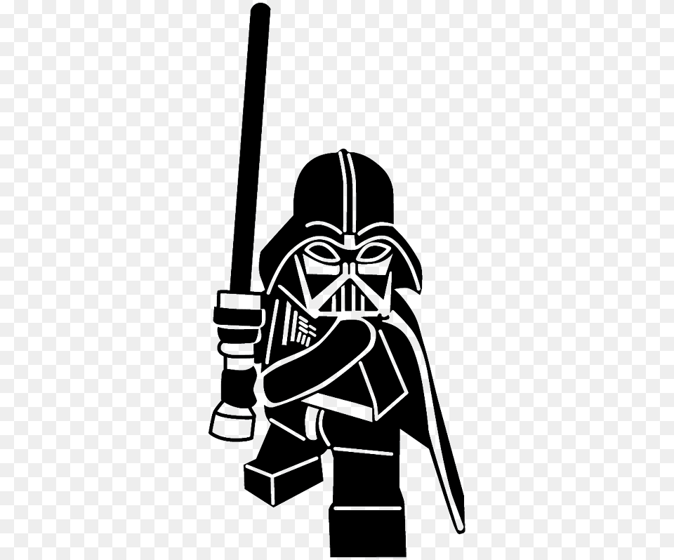Collection Of Lego Darth Vader Drawing Them And Try, Adult, Female, Person, Stencil Free Transparent Png