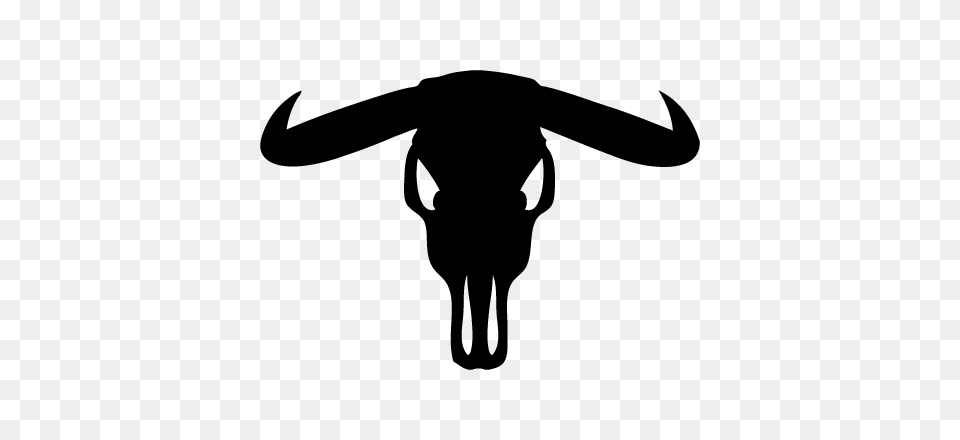 Collection Of Longhorn Head Silhouette Download Them And Try, Text, Stencil Png