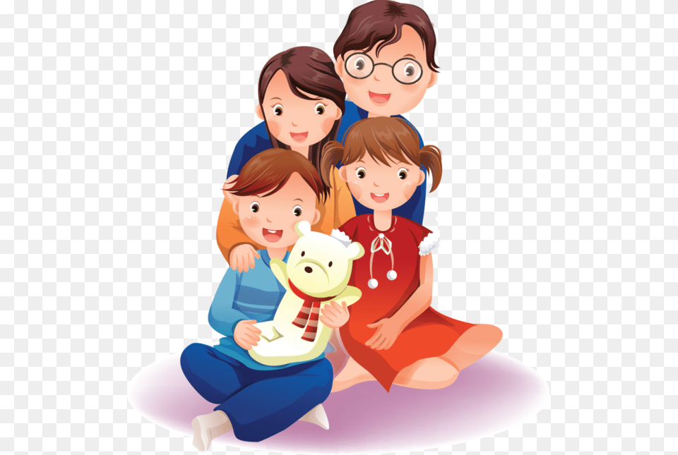 Collection Of Love Of Family Clipart, Publication, Book, Comics, Portrait Png Image