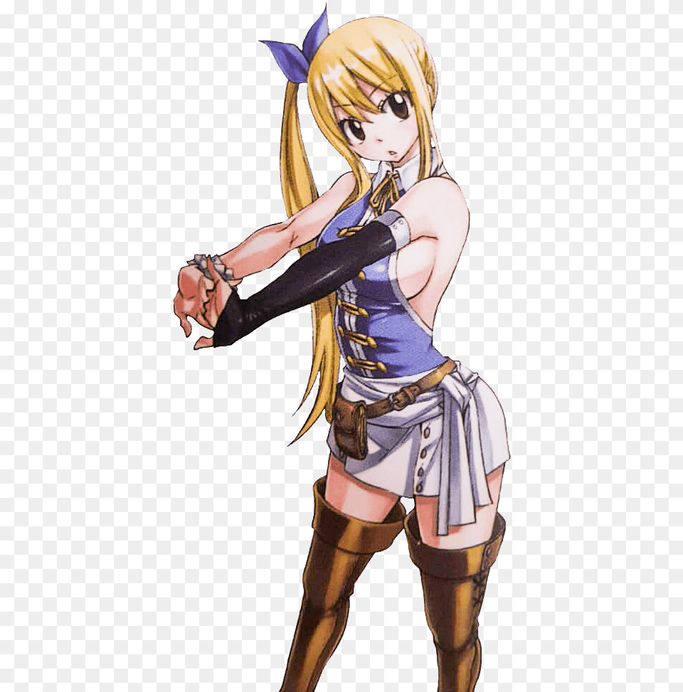Collection Of Manga Nalu Fairy Tail, Adult, Publication, Person, Woman Free Transparent Png