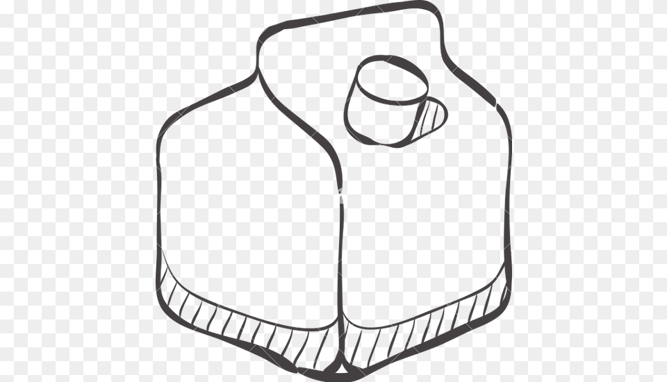 Collection Of Milk Drawing Drawing Milk Carton, Clothing, Lifejacket, Vest, Bow Png Image