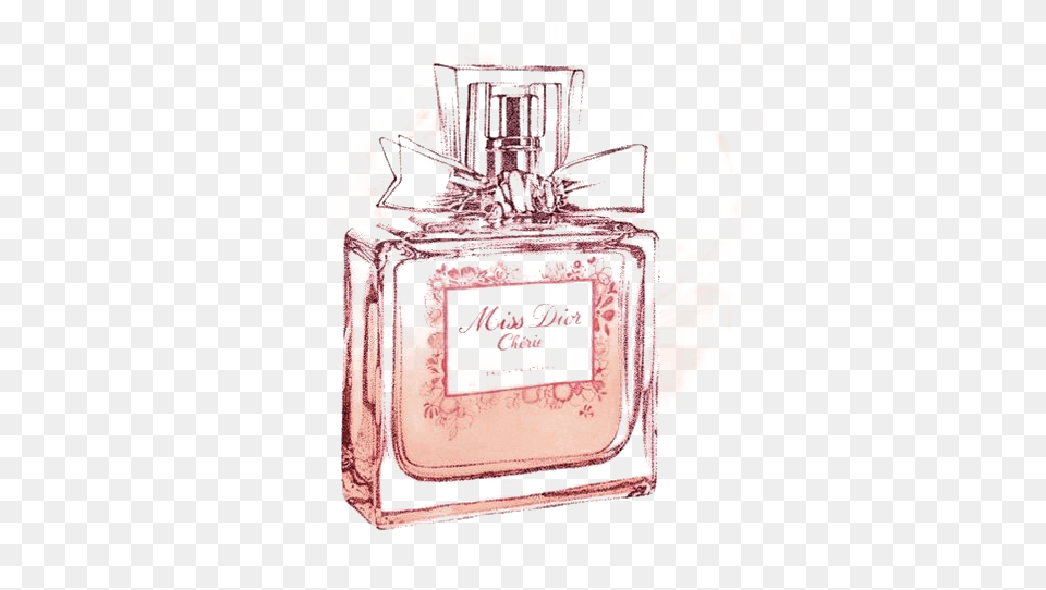 Collection Of Miss Dior Perfume Drawing Perfume Drawings, Bottle, Cosmetics Free Transparent Png