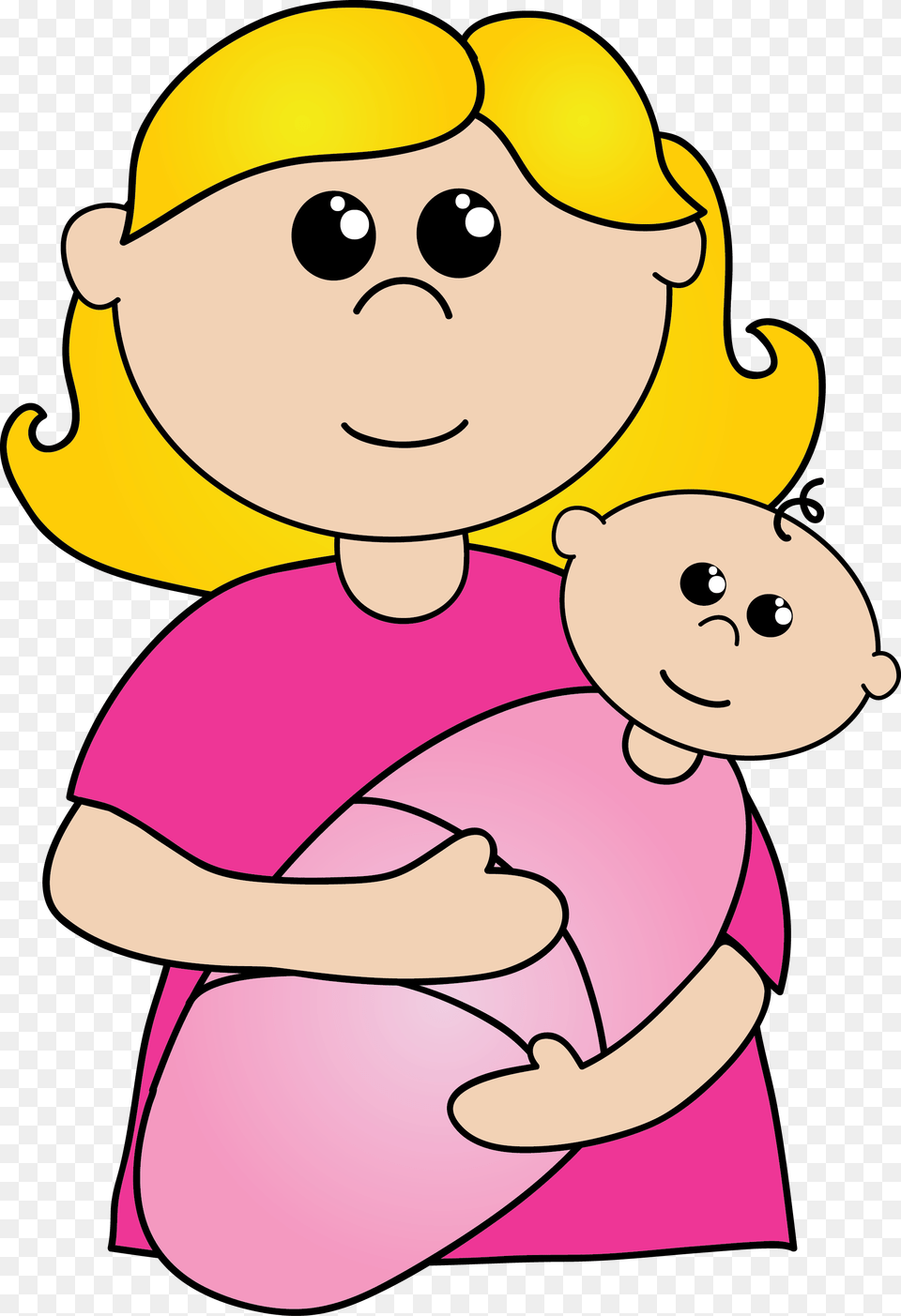 Collection Of Mom High Quality Mother Mother Clipart, Cartoon, Baby, Person, Indoors Png