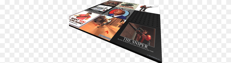 Collection Of My Tf2 Sprays Roblox Team Fortress 2 Sniper, Advertisement, Poster, Adult, Male Free Png Download
