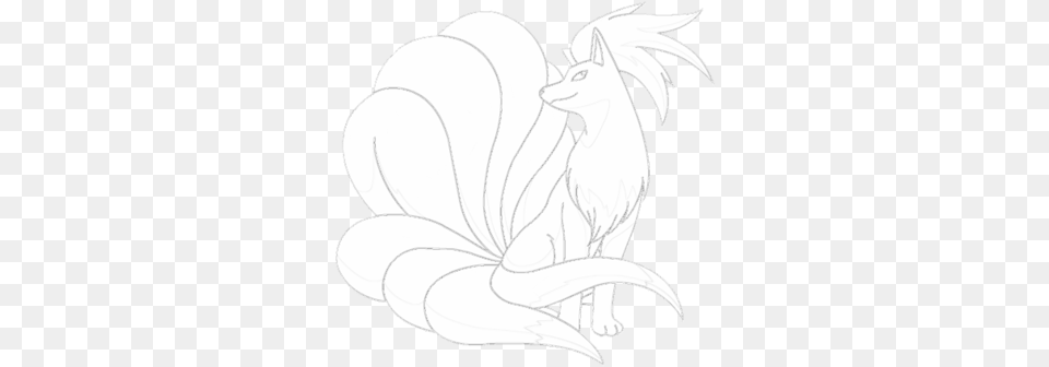 Collection Of Nine Tails Drawing Easy To Draw Nine Tails, Animal, Bird Free Transparent Png