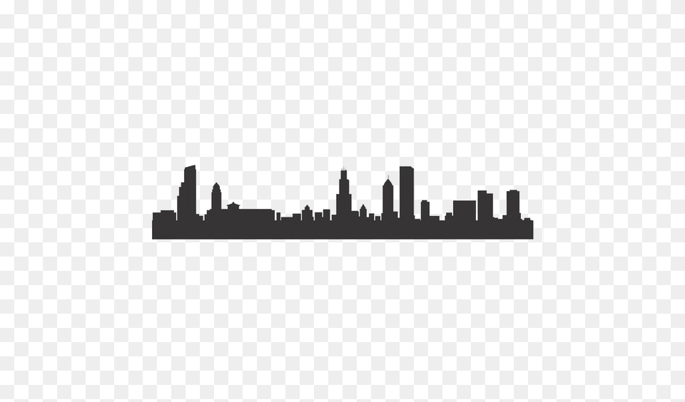 Collection Of Ny Skyline Silhouette Stencil Download Them, City, Metropolis, Urban Free Png