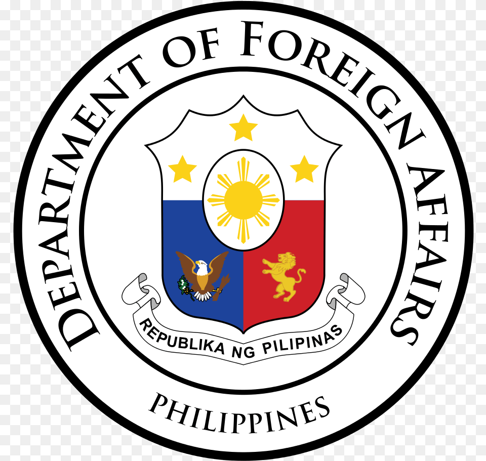 Collection Of Philippine Passport Drawing Logo Of Department Of Foreign Affairs, Emblem, Symbol Free Png