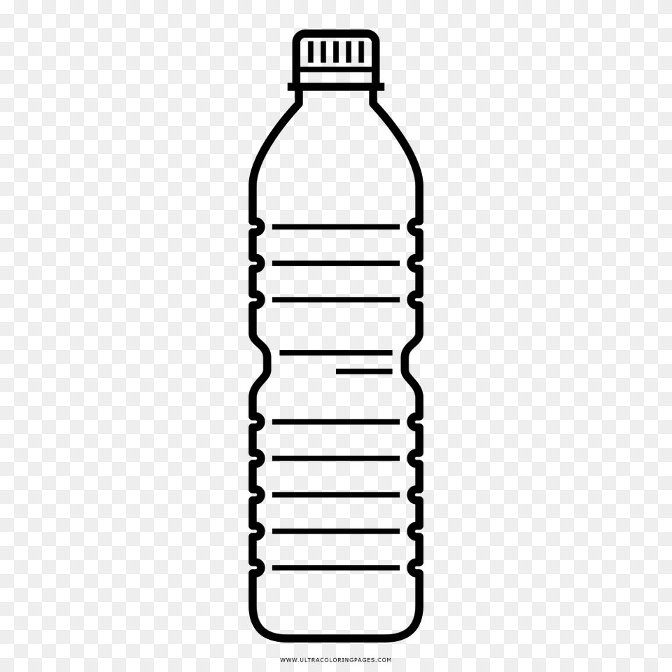 Collection Of Plastic Water Bottle Drawing Download Them And Try, Gray Png Image