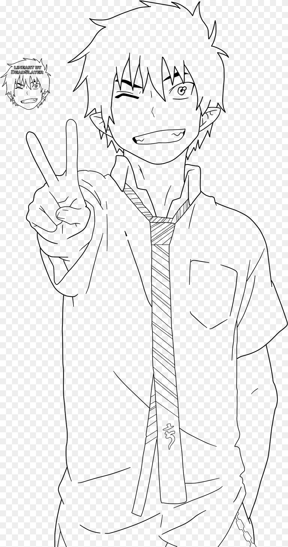 Collection Of Rin Okumura Drawing Easy Rin Okumura Drawing Easy, Gray Png
