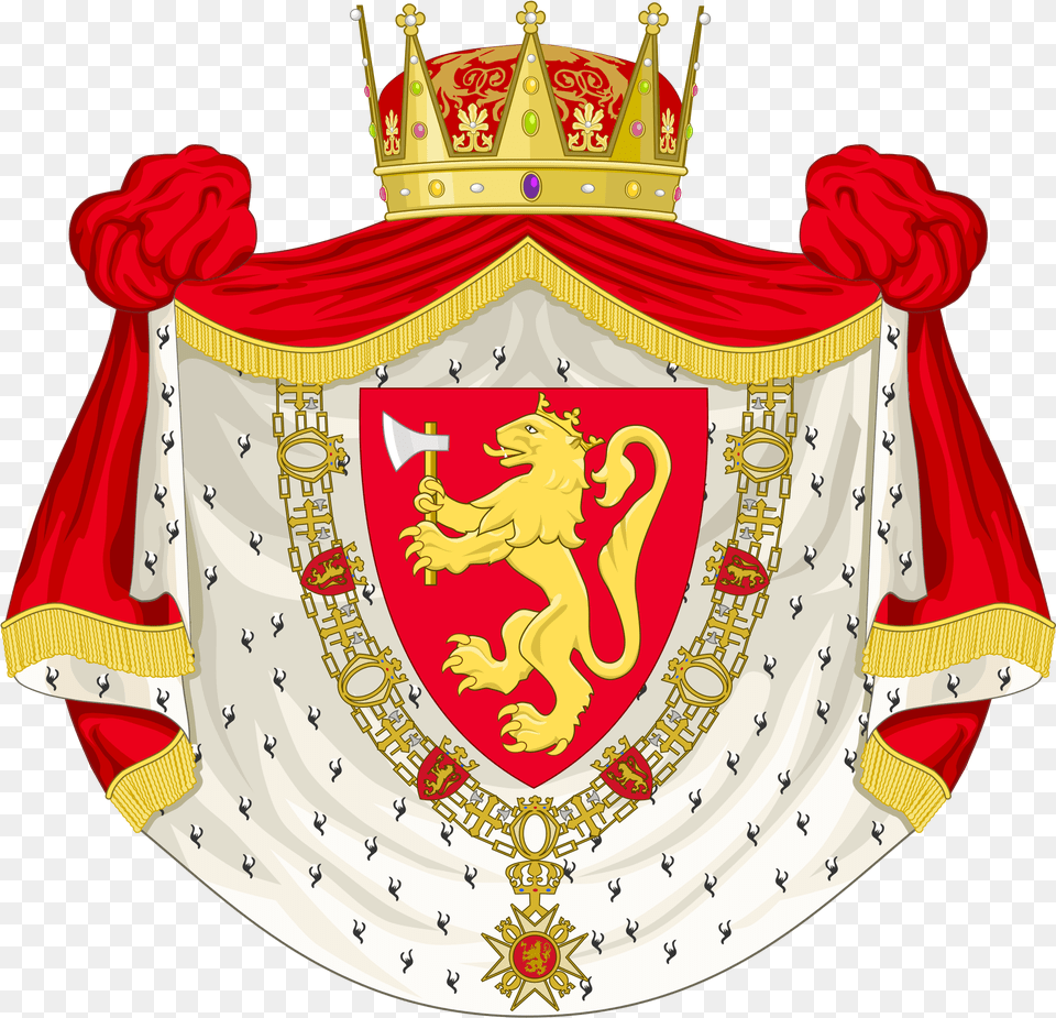 Collection Of Royal Prince Cliparts Royal Coat Of Norway, Birthday Cake, Cake, Cream, Dessert Free Png Download
