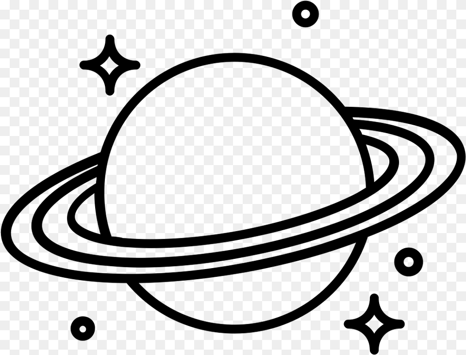 Collection Of Saturn Drawing Saturn Drawing, Gray Png Image