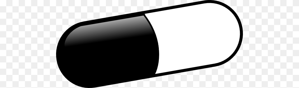 Collection Of Shape Black And White Objects That Are Oblong, Capsule, Medication, Pill Free Transparent Png