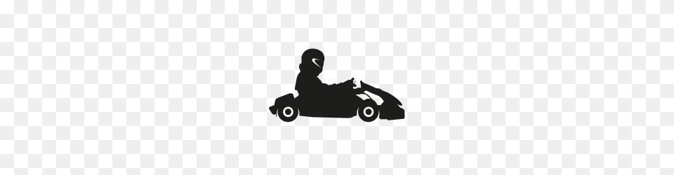 Collection Of Silhouette Go Karts Download Them And Try To Solve, Grass, Plant, Vehicle, Transportation Free Png