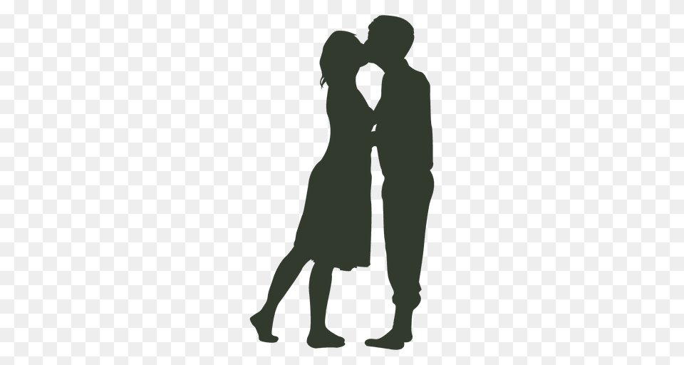 Collection Of Silhouette Of Couple Kissing Download Them And Try, Person, Romantic, Head Png