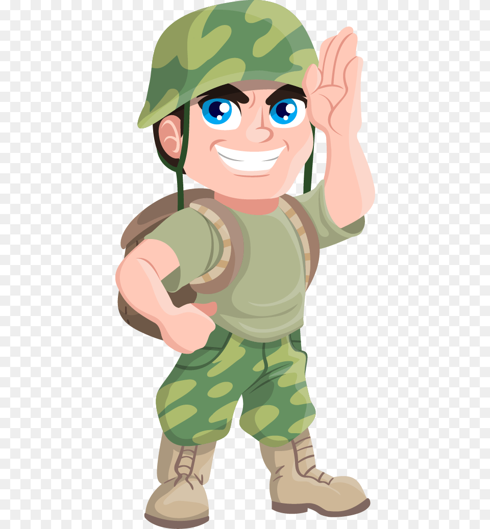 Collection Of Soldier Cartoon Soldier Clip Art, Baby, Military, Military Uniform, Person Free Png