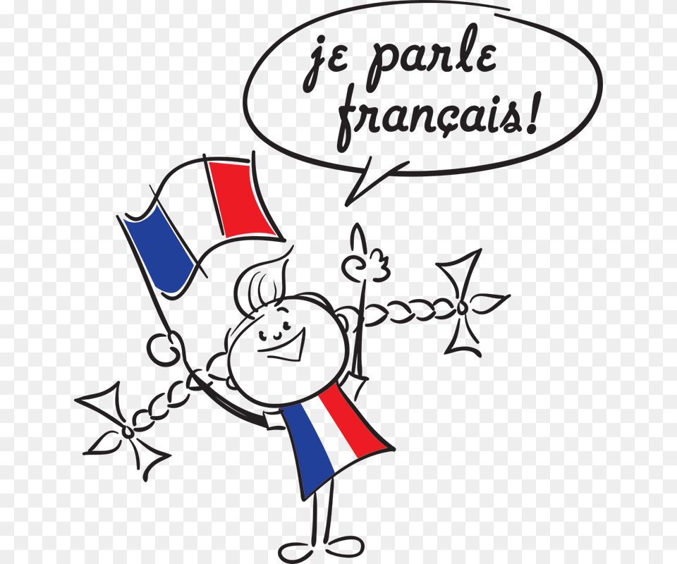 Collection Of Speaking Cartoon Person Speaking French, Logo Free Png Download