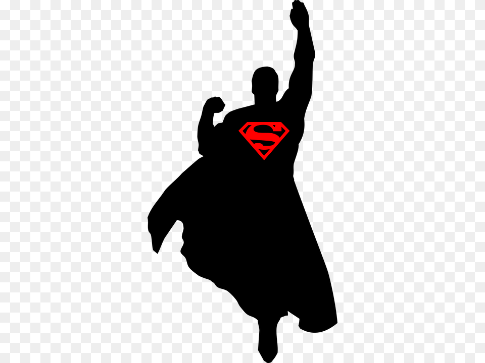 Collection Of Superman Silhouette Vector Download Them And Try, Logo Free Png