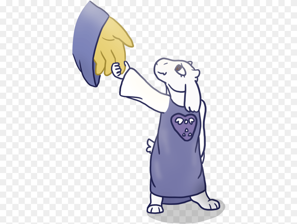 Collection Of Toriel Drawing Tiny Cartoon, Cleaning, Person, Baby, Body Part Free Png Download