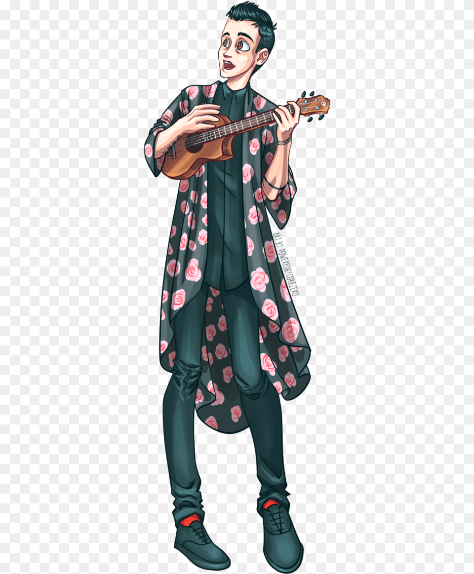 Collection Of Tyler Twenty One Pilots Lane Boy Outfit, Musical Instrument, Guitar, Adult, Person Free Transparent Png