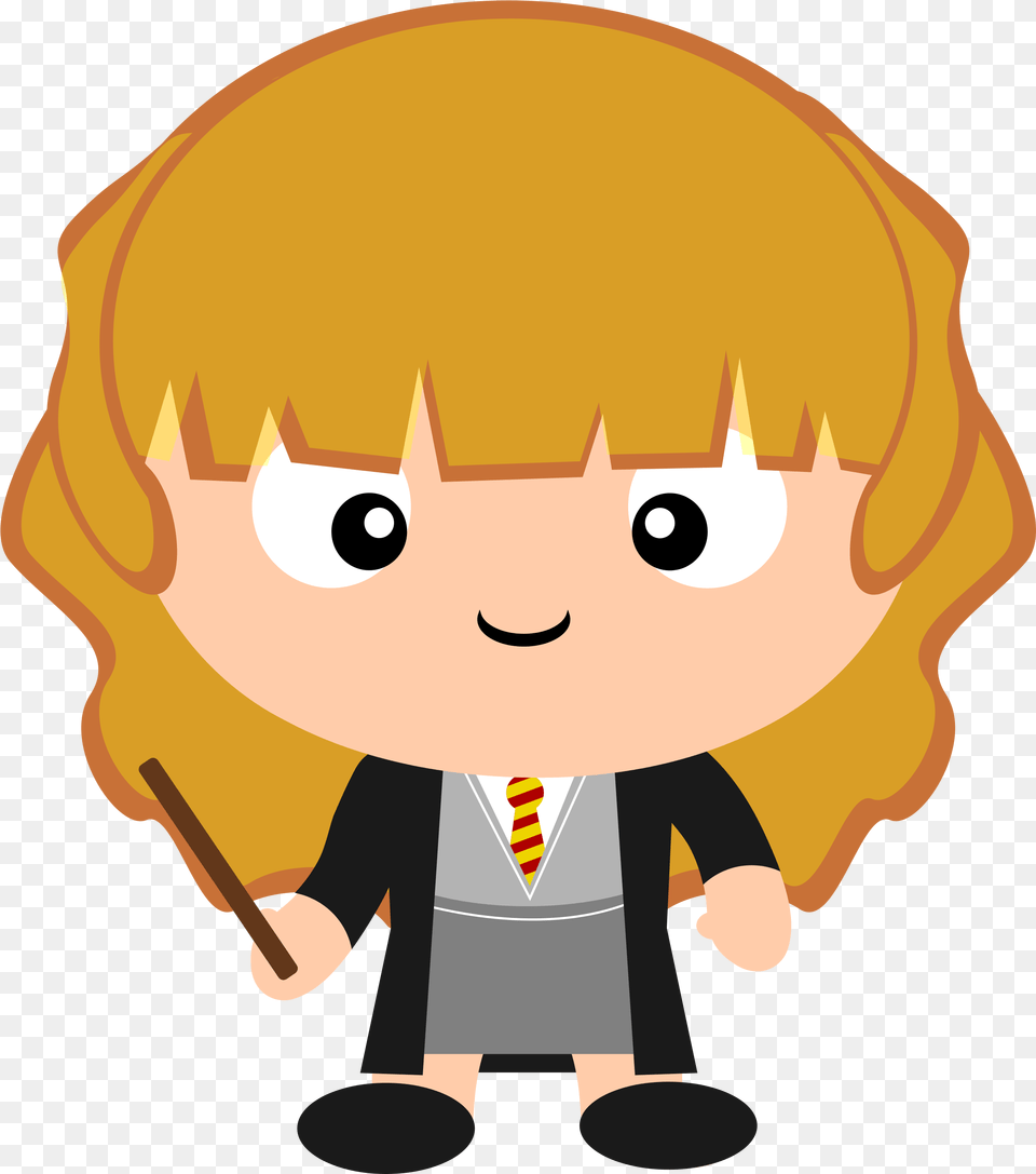 Collection Of Zauberstab Harry Potter Clipart High Harry Potter Hermione Clipart, Baby, Person, Book, Comics Free Png Download