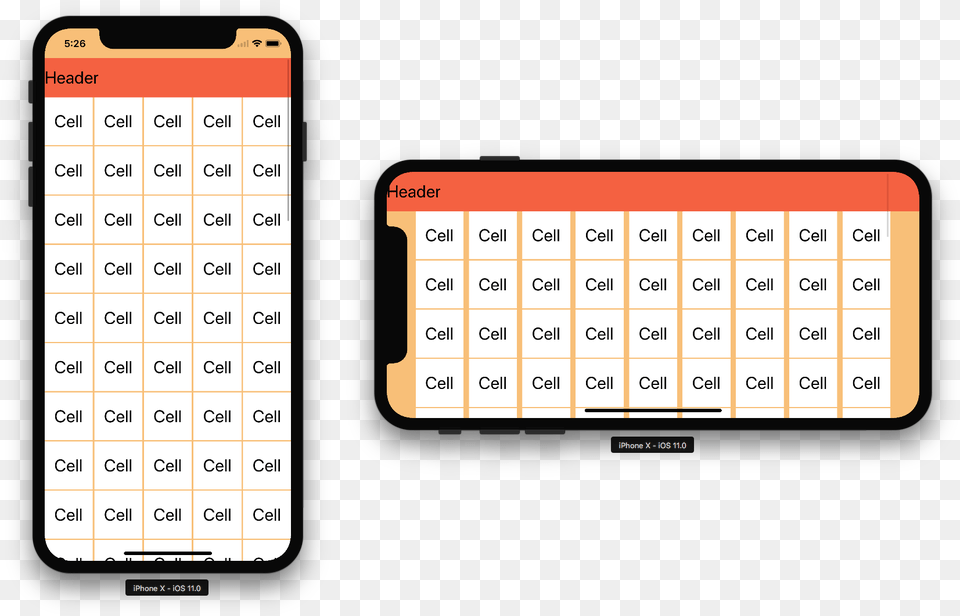 Collection View Is Attached To The View39s Edges Collection View Design In Swift, Text, Calendar Free Png Download