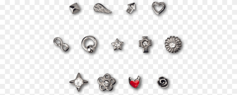 Collections At Sccpre Cat Body Jewelry, Accessories, Earring, Silver, Cross Png