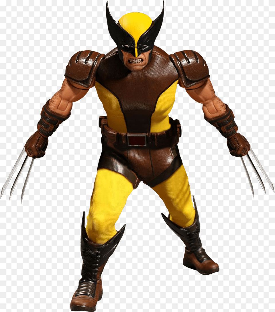 Collective 112th Scale Action Figure Mezco Toyz 112 Wolverine, Adult, Male, Man, Person Png
