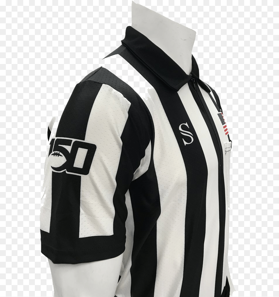 College 150 Logo Football Referee Shirt Shirt, Clothing, Coat, Jacket, Jersey Png Image
