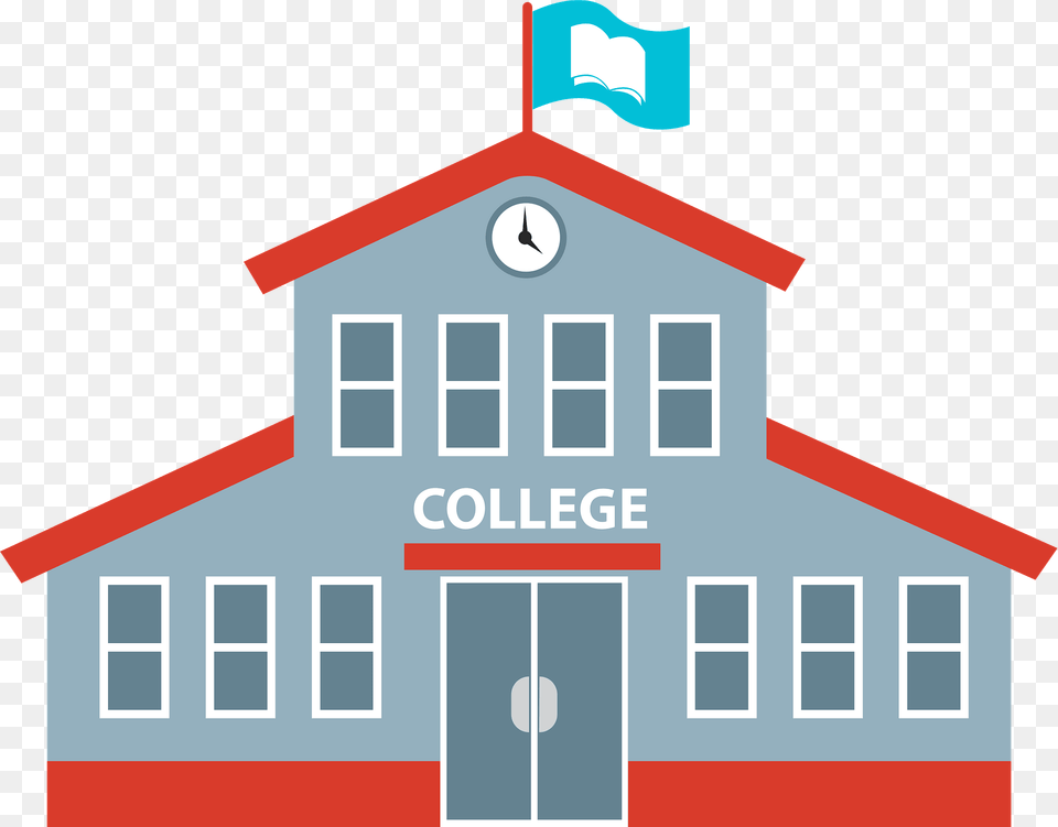 College Building Clipart, Architecture, Hotel, Scoreboard, Housing Free Png Download