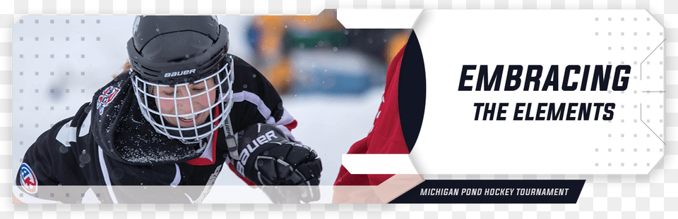 College Ice Hockey, Helmet, Clothing, Glove, Person Free Png Download