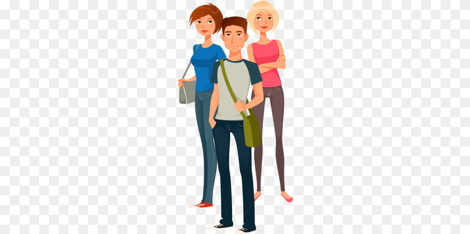 College Kids College Students Clipart, Pants, Clothing, Accessories, Person Png