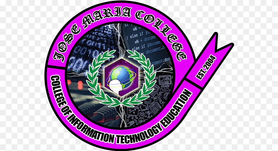 College Of Information Technology Education Circle, Emblem, Symbol, Logo, Disk Free Transparent Png