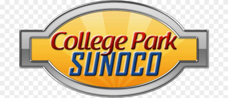 College Park Sunoco Logo Label Png