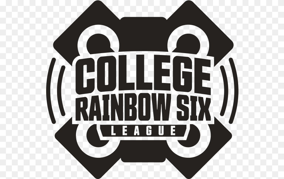 College Rainbow Six League Graphic Design, Logo, Emblem, Symbol, Machine Png