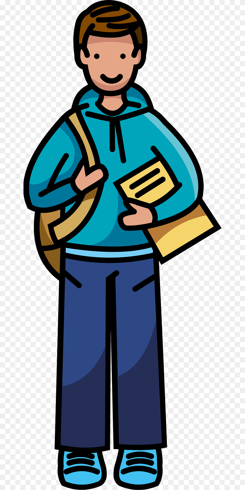 College Student Clipart, Cleaning, Person, Face, Head Png Image