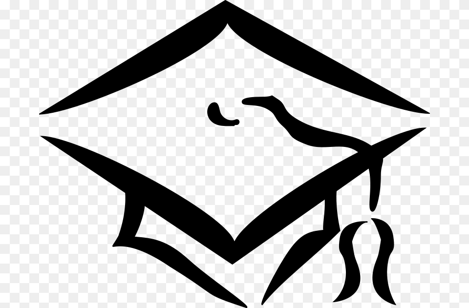 College Student Graduation Ceremony Clip Art, Gray Free Png