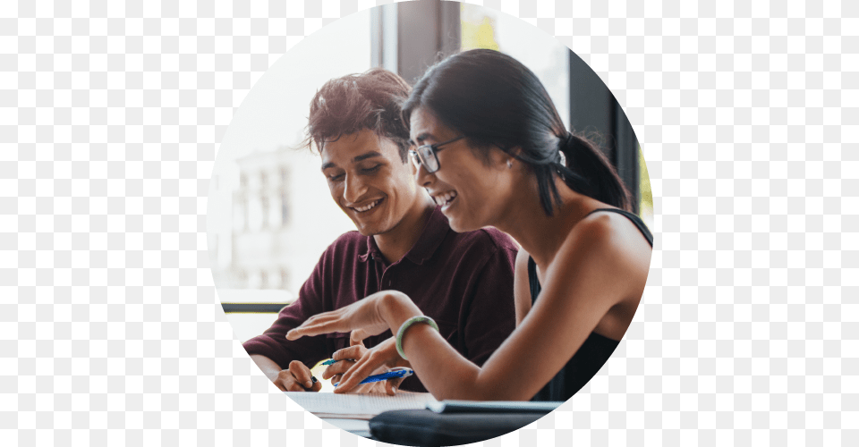 College Students Studying Together Sat Prep Made Easy By A Real Sat Testing Expert Ultimate, Happy, Face, Person, Head Png Image