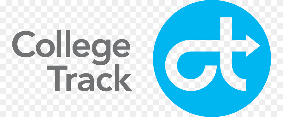 College Track Horizontal College Track Logo, Symbol, Cross, Sign, Text Free Png