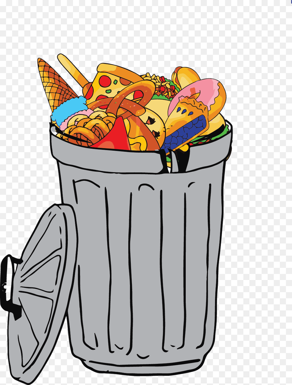 Colleges Make Effort To Reduce Food Waste Across Campus Food Waste Clipart, Tin, Garbage, Trash, Can Png
