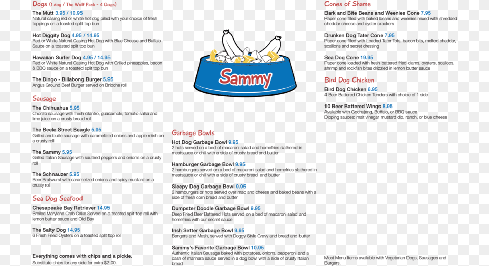 Collegetowndogs Menu Slide6 Web Page, Text, Advertisement, Poster Free Png