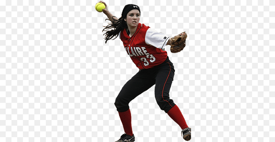 Collegiate Softball Dreams Softball Player, People, Clothing, Glove, Person Png Image