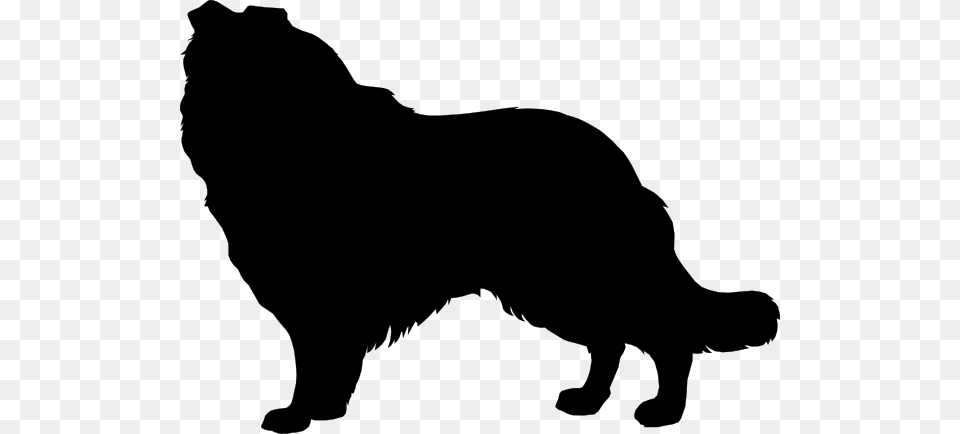Collie Silhouette Clip Art, Animal, Bear, Mammal, Wildlife Png Image